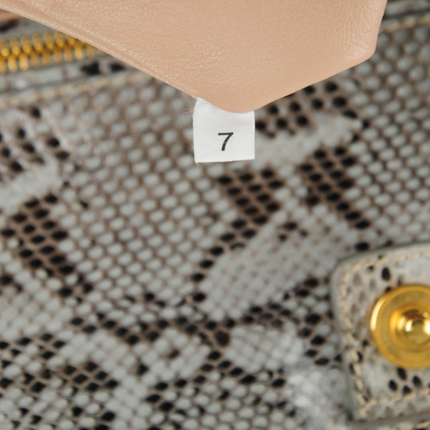 Prada Shiny Python Tote Astro 9 of 10