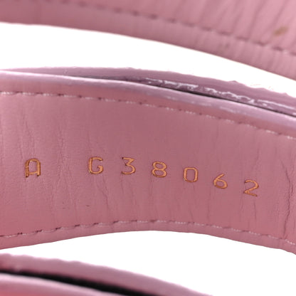 Chanel Suede Calfskin Velcro Flat Sandals 37 Light Pink 6 of 8