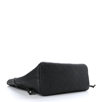 Louis Vuitton Empreinte Monogram Giant Neverfull MM Black 5 of 9