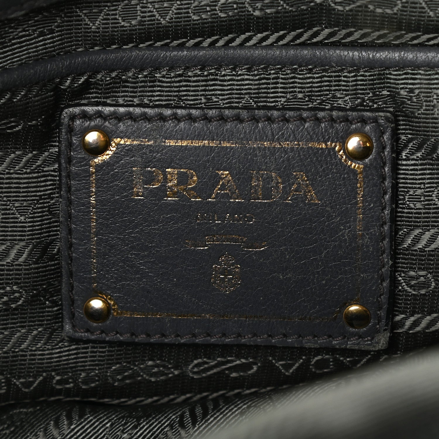 Prada Tessuto Nylon Gaufre Tote Fumo 6 of 11