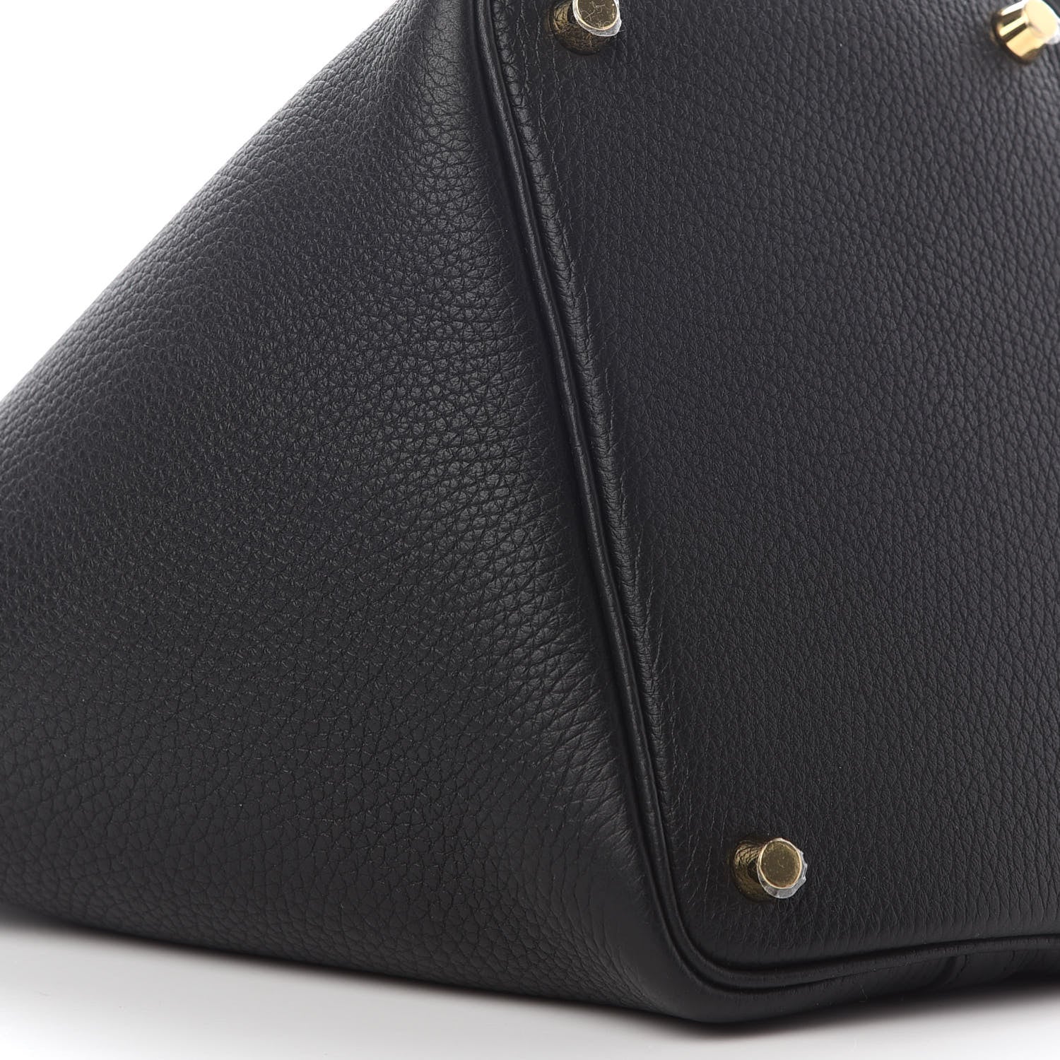 Hermes Taurillon Clemence Picotin Lock 18 PM Black 8 of 9