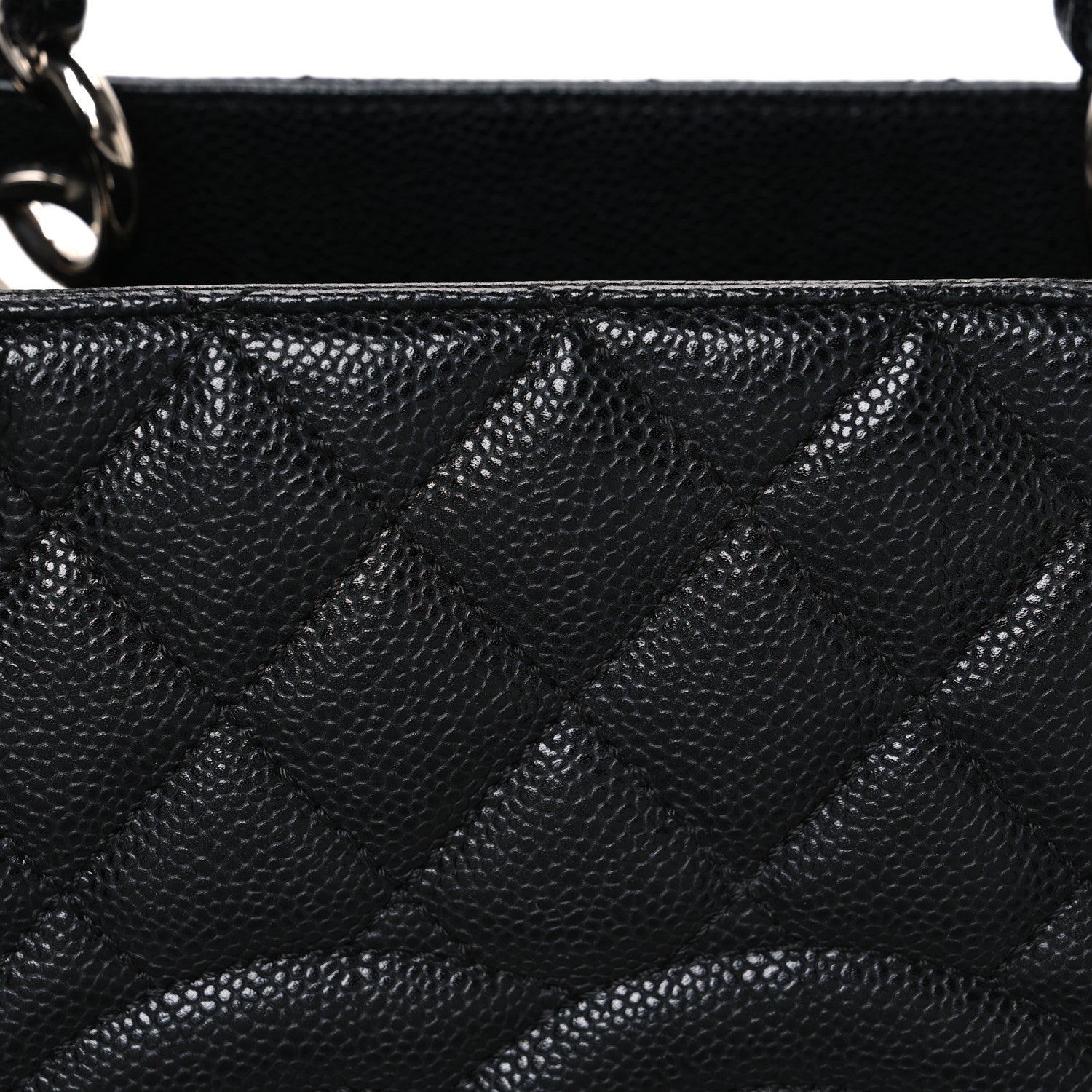 Chanel Caviar Quilted Grand Shopping Tote GST Black 8 of 11