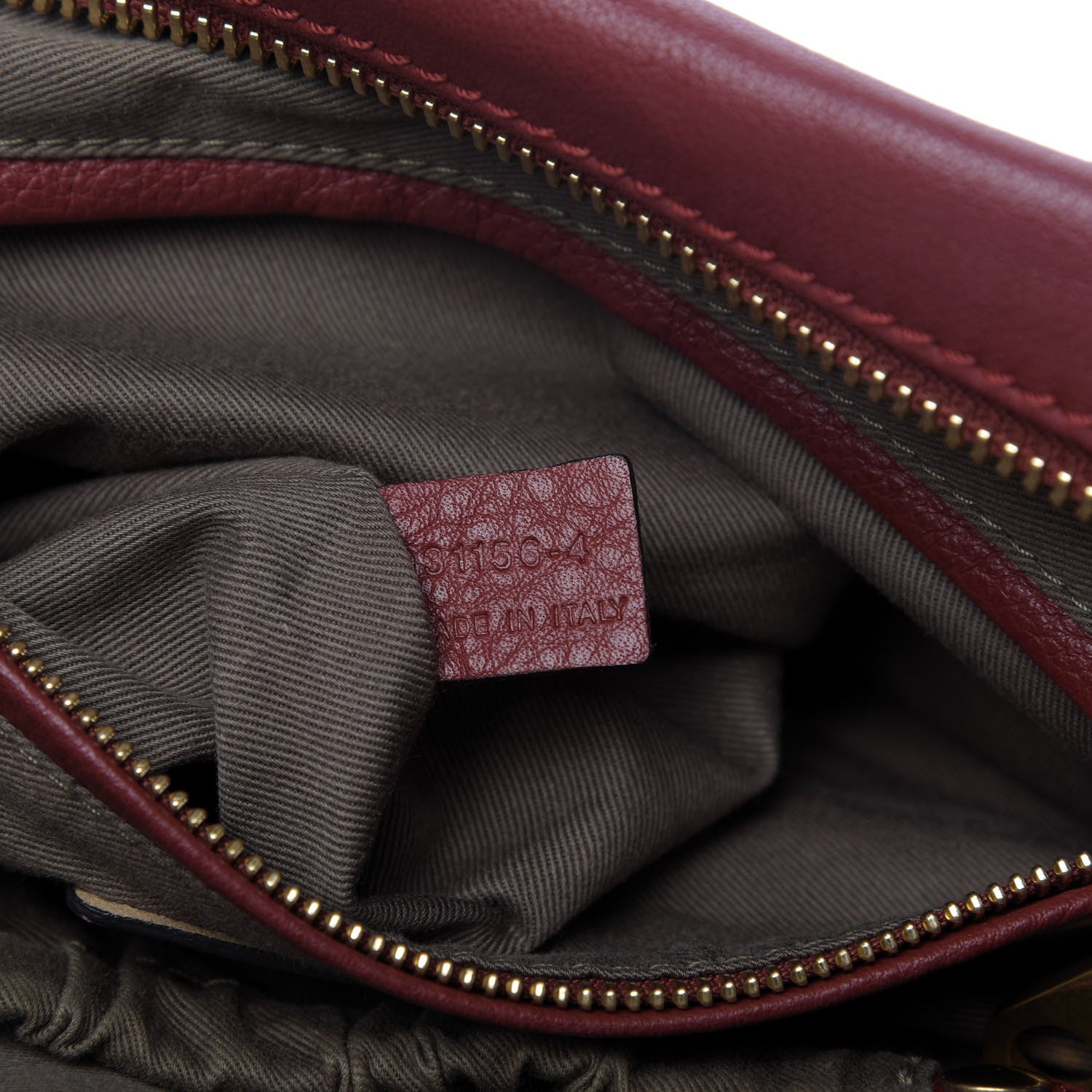 Chloe Calfskin Large Marcie Satchel Garnet 9 of 9
