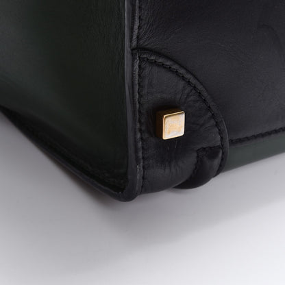 Celine Smooth Calfskin Mini Tri-Color Luggage Forest 8 of 12