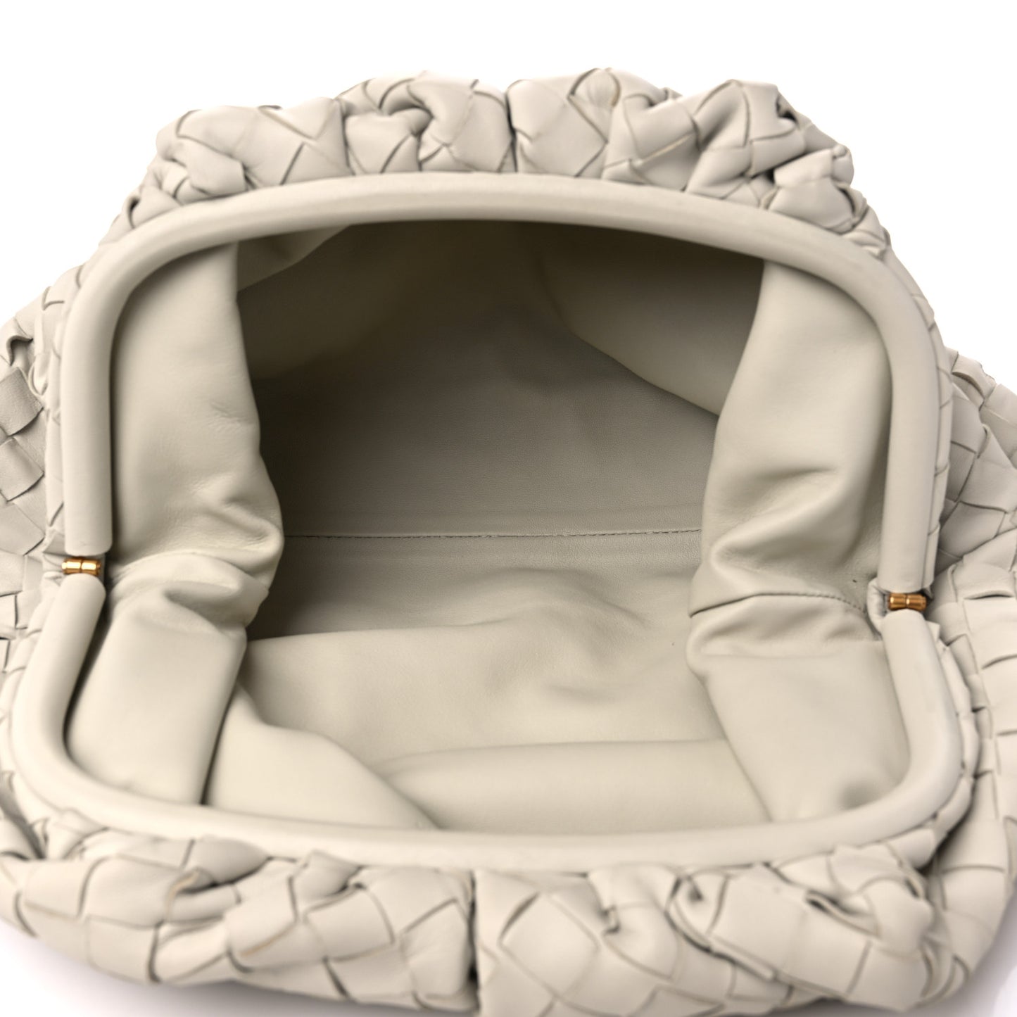 Nappa Maxi Intrecciato The Pouch Oversized Clutch Plaster