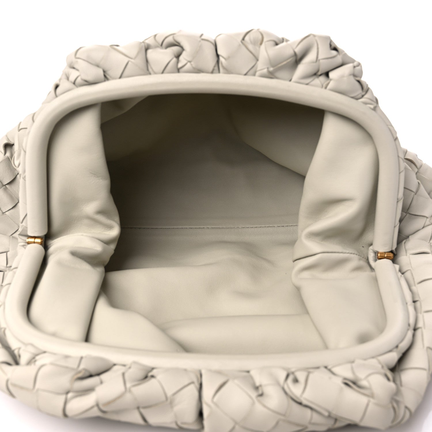Bottega Veneta Nappa Maxi Intrecciato The Pouch Oversized Clutch Plaster 5 of 10