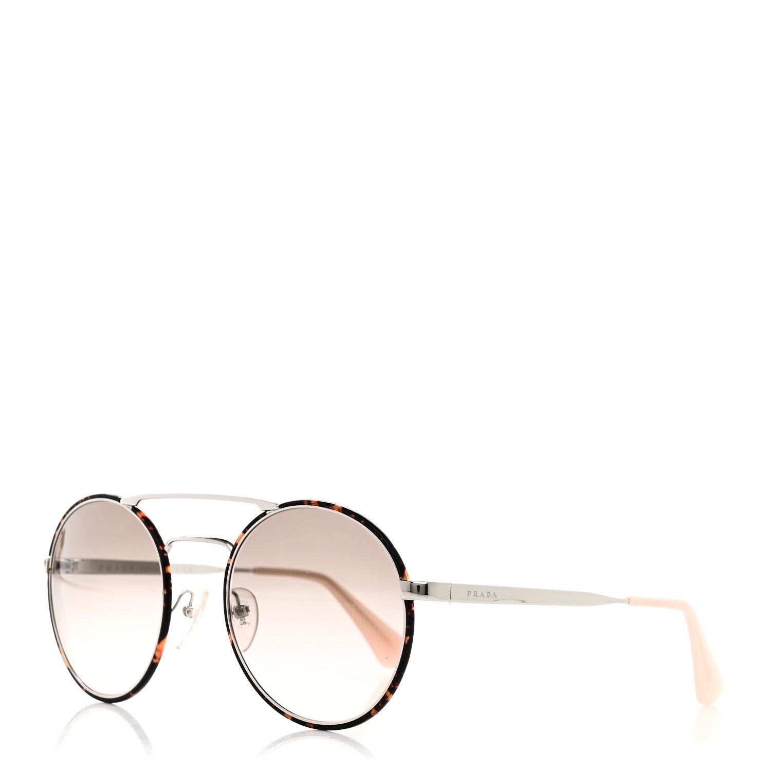 Prada Round Sunglasses SPR51S Tortoise 1 of 7