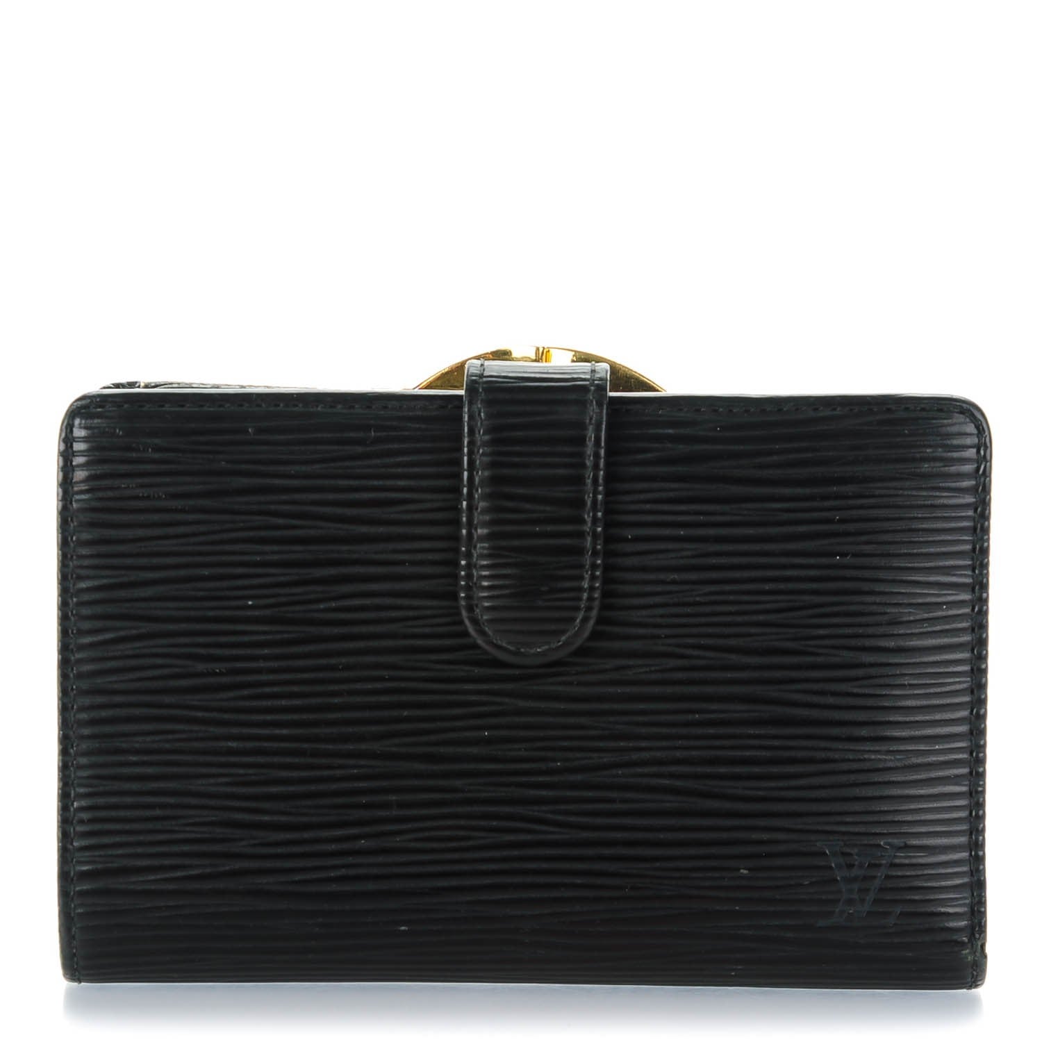 Louis Vuitton Epi French Purse Wallet Black 1 of 12