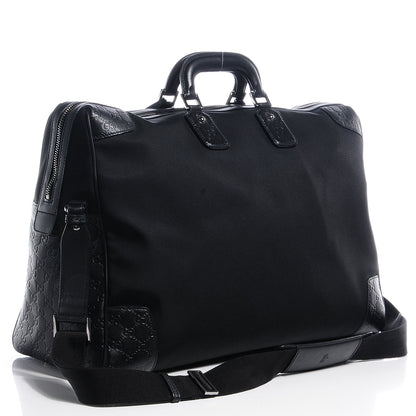 Gucci Guccissima Nylon Large Travel Tote Black 3 of 8