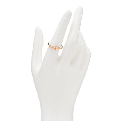 Tiffany 18K Rose Gold T Wire Ring 56 7.5 2 of 5
