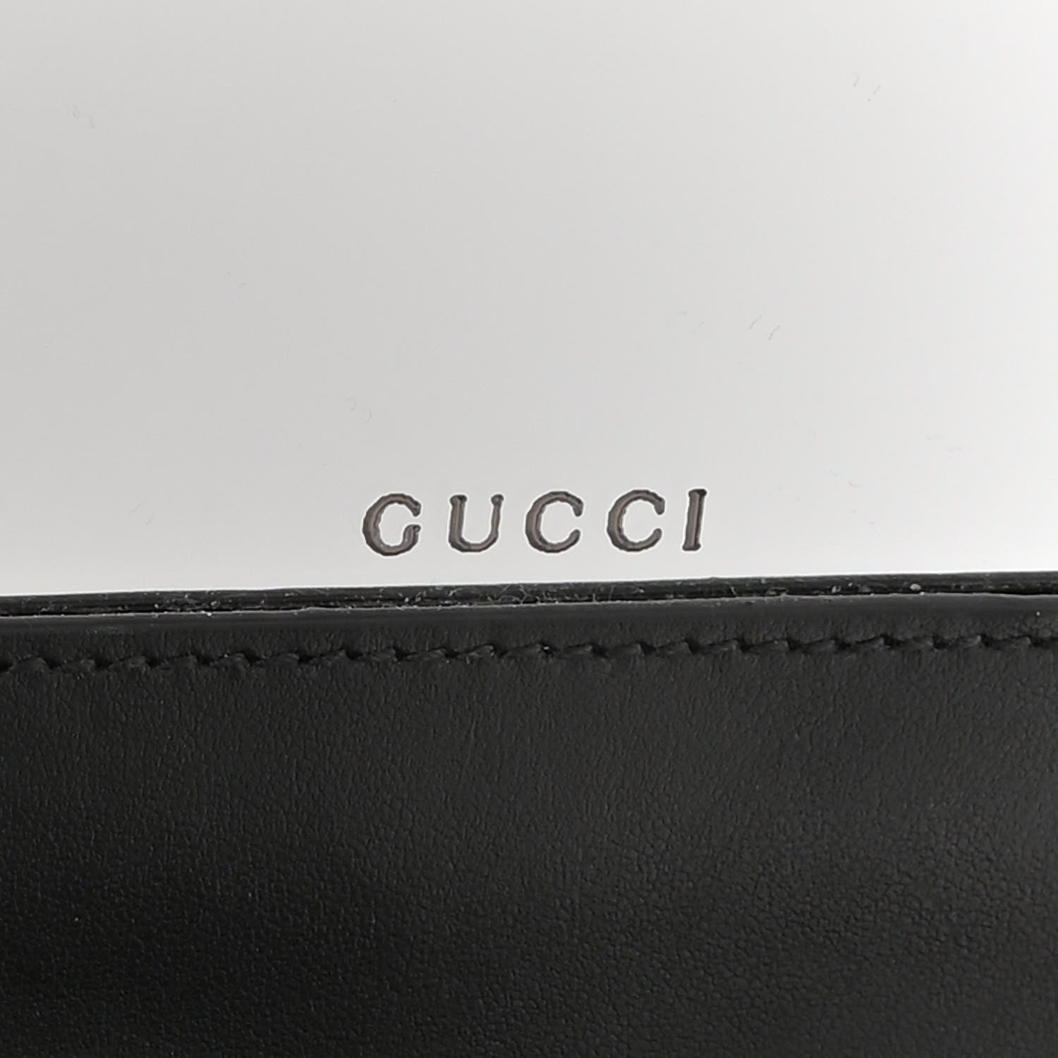 Gucci Calfskin GG Matelasse Chain Wallet Black 6 of 12