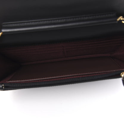 Chanel Aged Calfskin Quilted Lucky Charms 2.55 Reissue Wallet On Chain WOC Black 5 of 12
