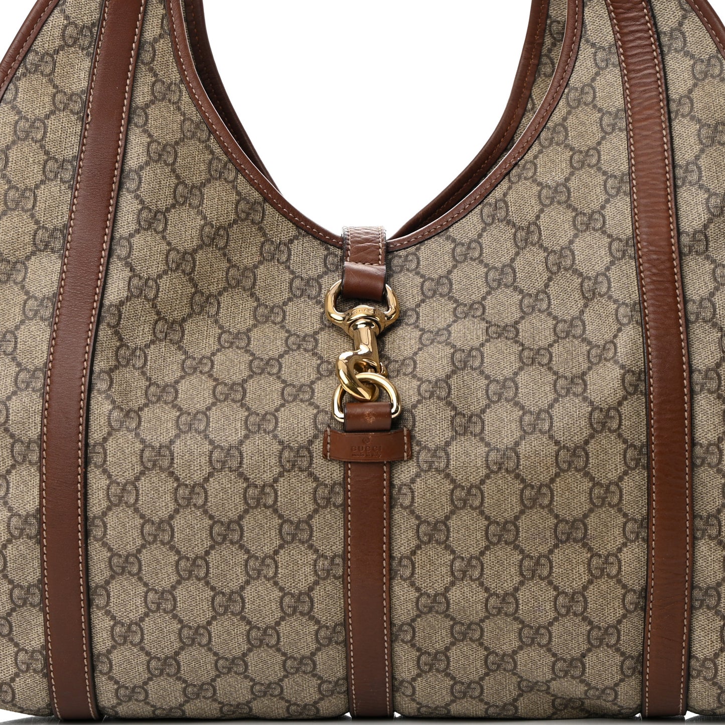 GG Plus Monogram Large Joy Shoulder Bag Brown