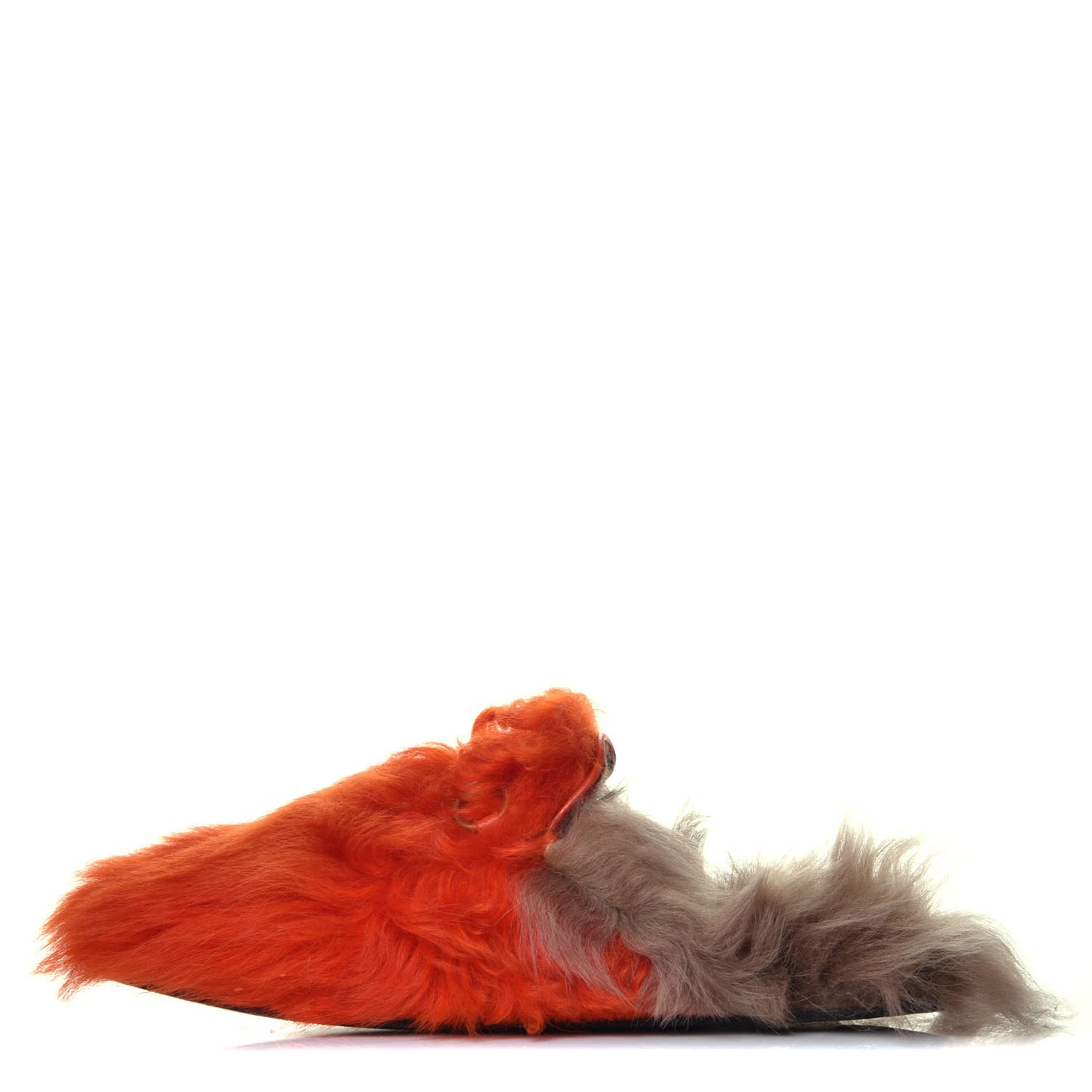 Merino Wool Womens Princetown Slippers 38 Sun Orange Natural