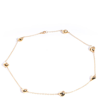 Tiffany 18k Yellow Gold Elsa Peretti Nuggets by the Yard Necklace 1 of 5