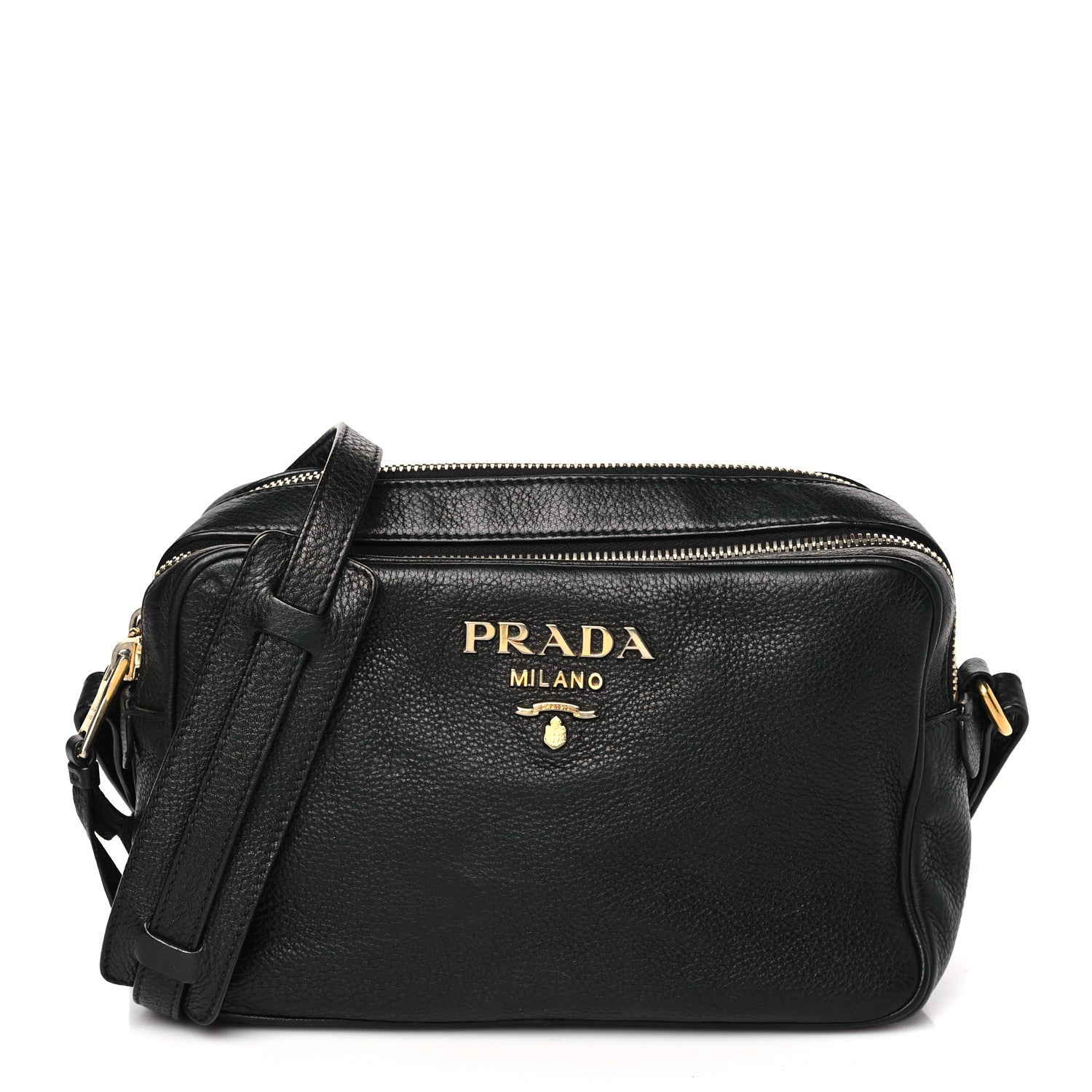Prada Vitello Phenix Camera Bag Black 1 of 10
