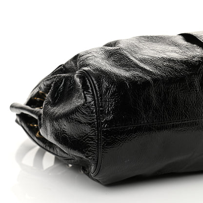 Jimmy Choo Crushed Patent Ramona Black 8 of 10