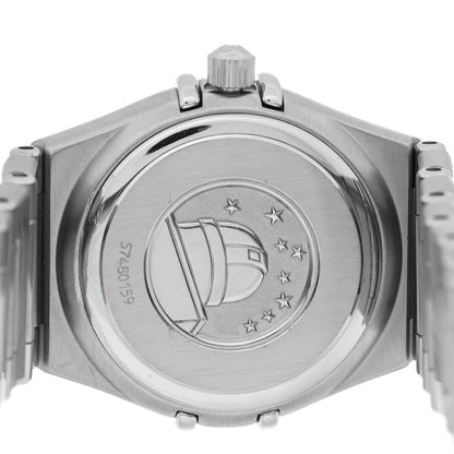 Omega Stainless Steel Diamond Blue Mother of Pearl 22mm Constellation Quartz Watch 1567.86 4 of 4