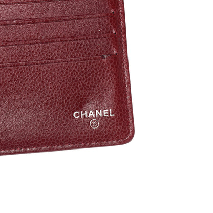 Chanel Caviar Quilted Large Flap Wallet Red 6 of 15