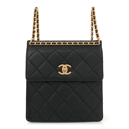 Chanel Caviar Quilted Chain Backpack Black 1 of 10
