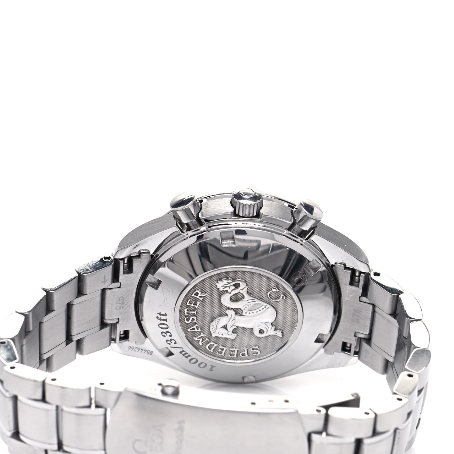 Stainless Steel 40mm Speedmaster Date Automatic Watch Black 3210.50