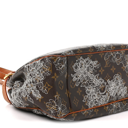 Louis Vuitton Monogram Dentelle Batignolles Horizontal Silver 7 of 8