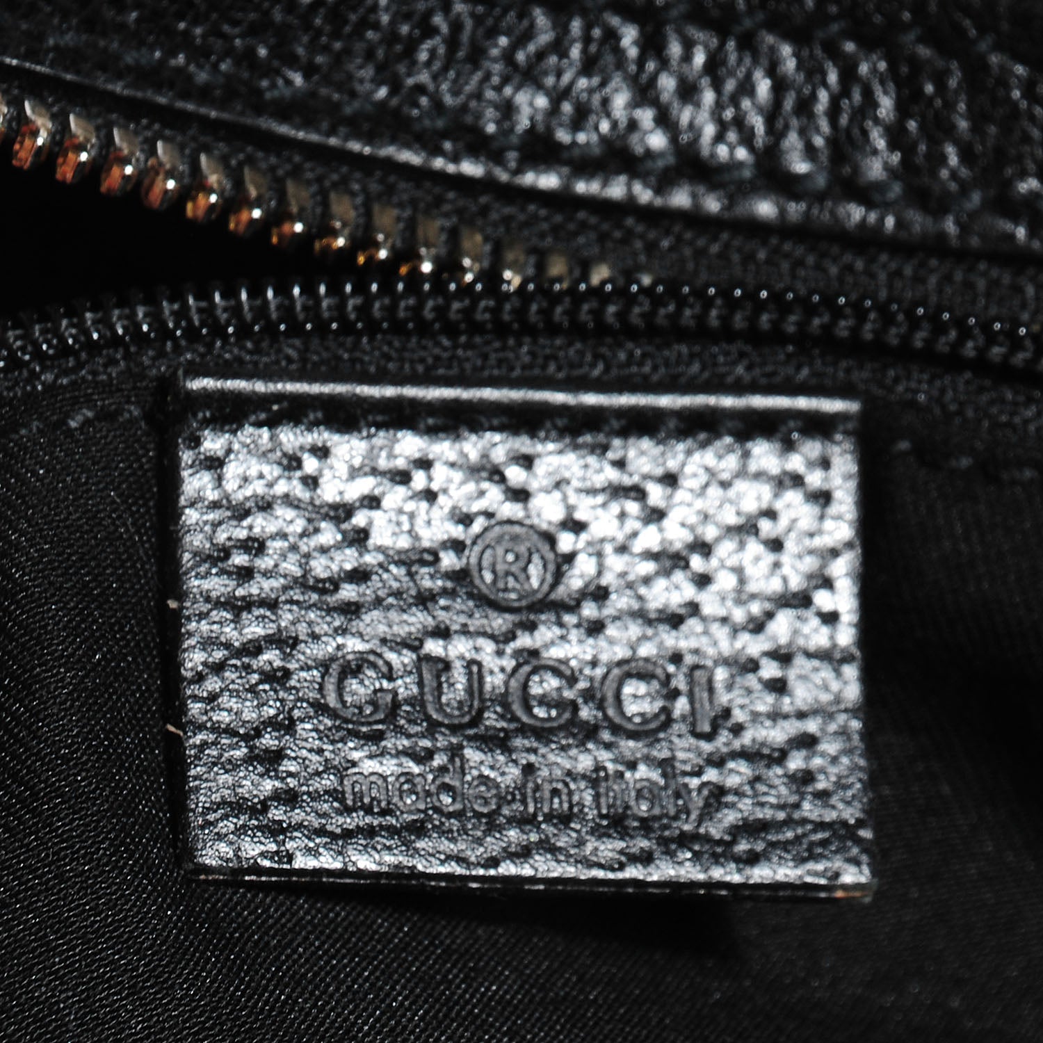 Gucci Monogram Small Princy Satchel Black 6 of 7