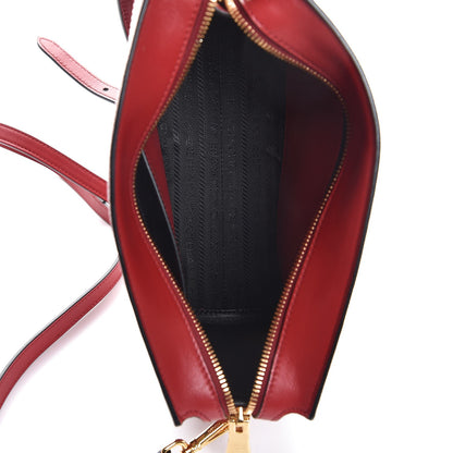 Prada Saffiano Soft Calfskin Bandoliera Bag Fuoco 5 of 7
