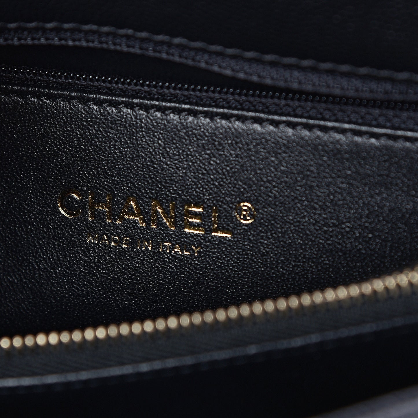 Caviar Elaphe Quilted Small Coco Handle Flap Black