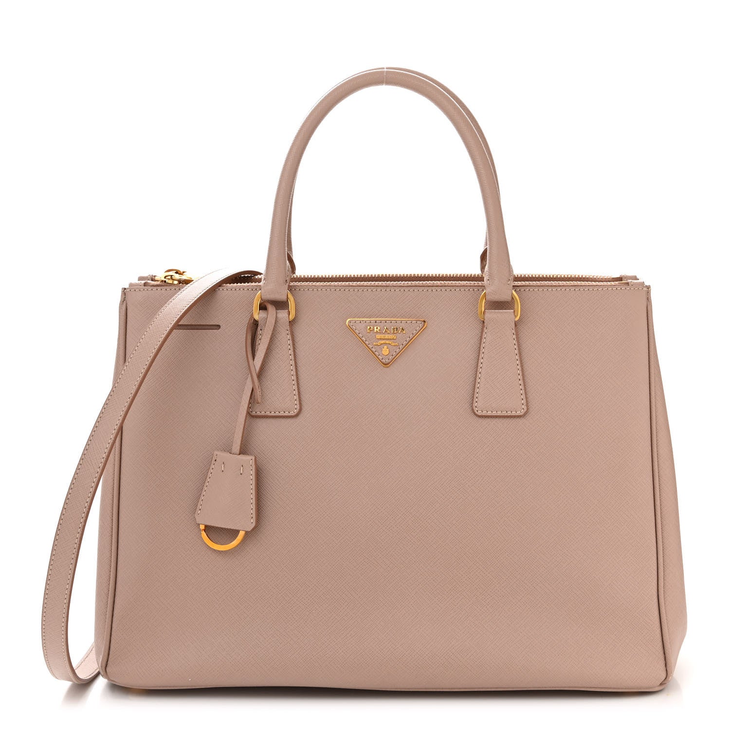 Prada Saffiano Large Galleria Double Zip Tote Cammeo 1 of 12