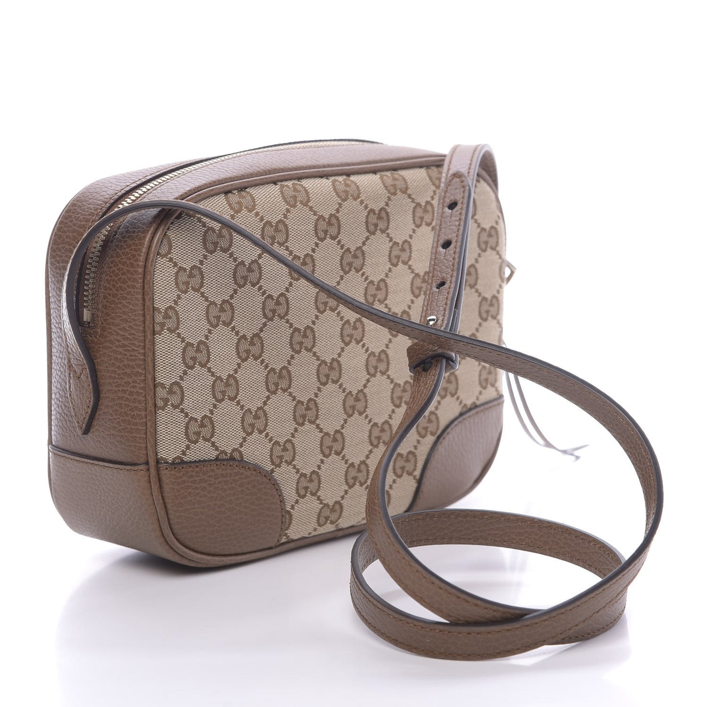 Monogram Mini Bree Messenger Bag Beige Tabacco