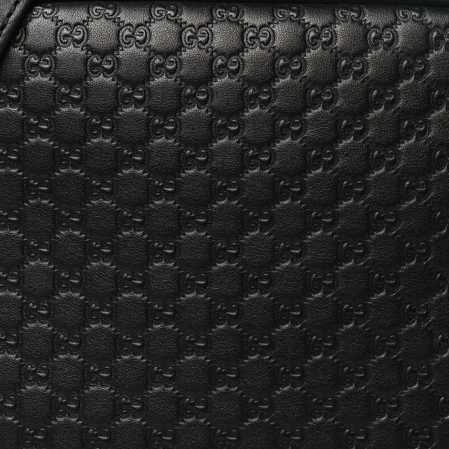 Microguccissima Mini Bree Messenger Bag Black
