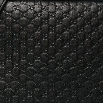 Gucci Microguccissima Mini Bree Messenger Bag Black 8 of 10