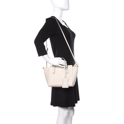 Gucci Dollar Calfskin Mini Swing Top Handle Bag Mystic White 2 of 10