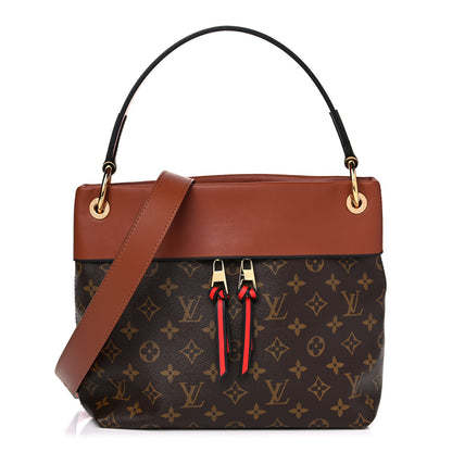 Louis Vuitton Monogram Tuileries Besace Caramel Rouge 1 of 12