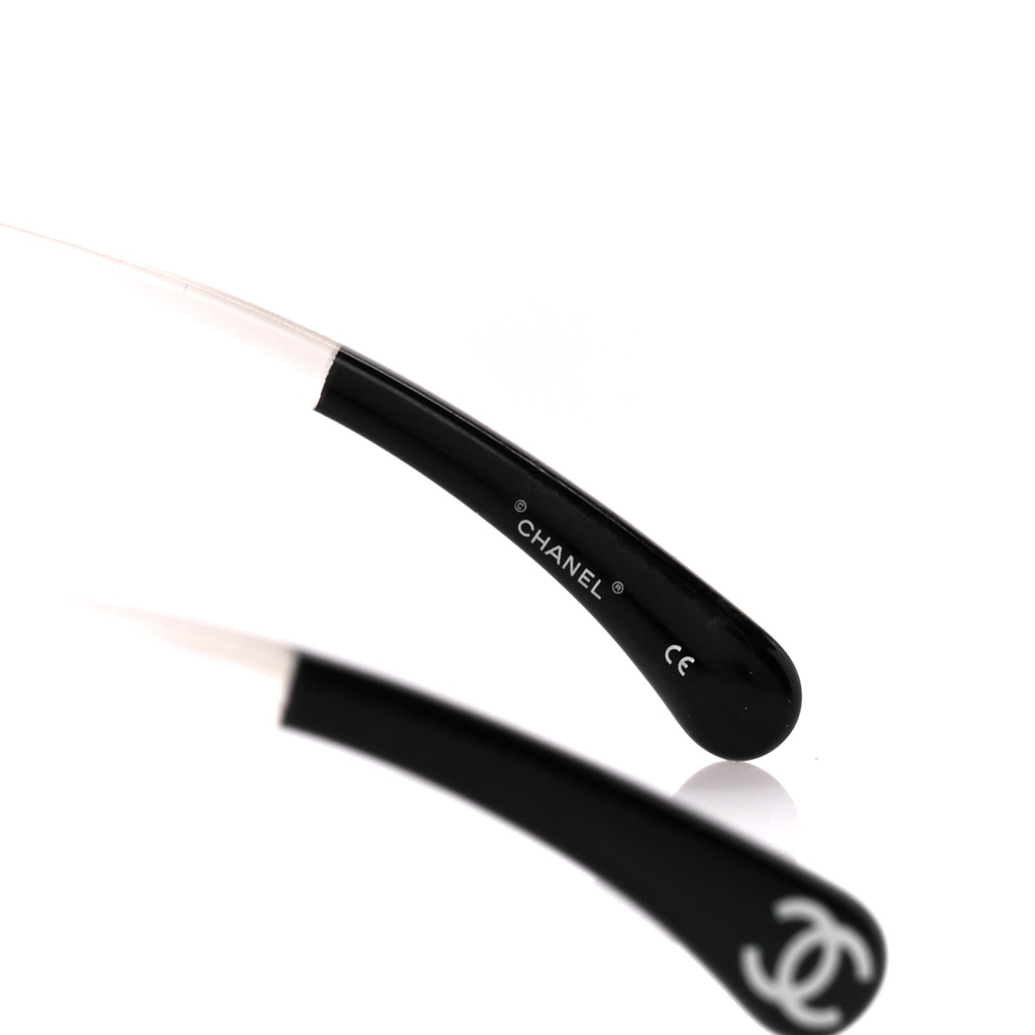 Chanel Acetate Square CC Sunglasses 40988 Black 6 of 8