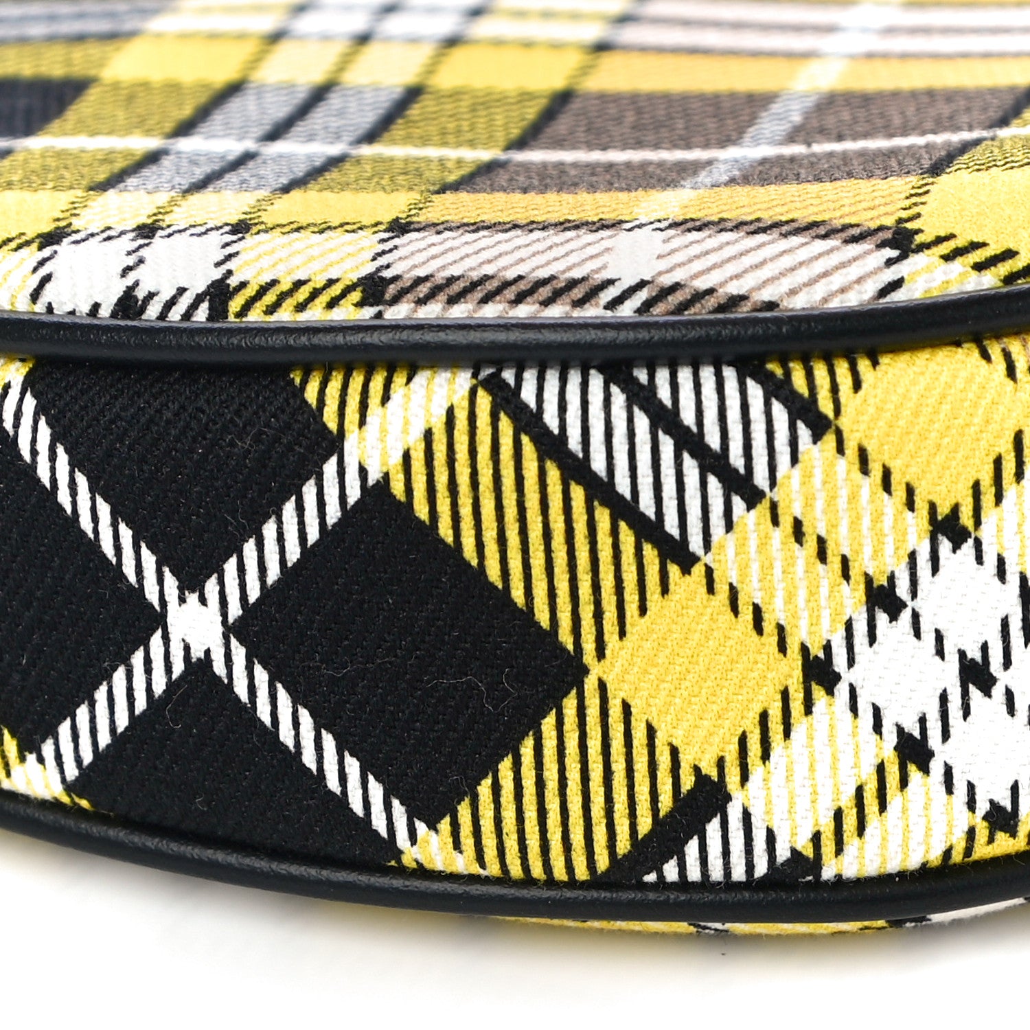 Burberry Olympia Mini Tartan Pouch Yellow 5 of 9