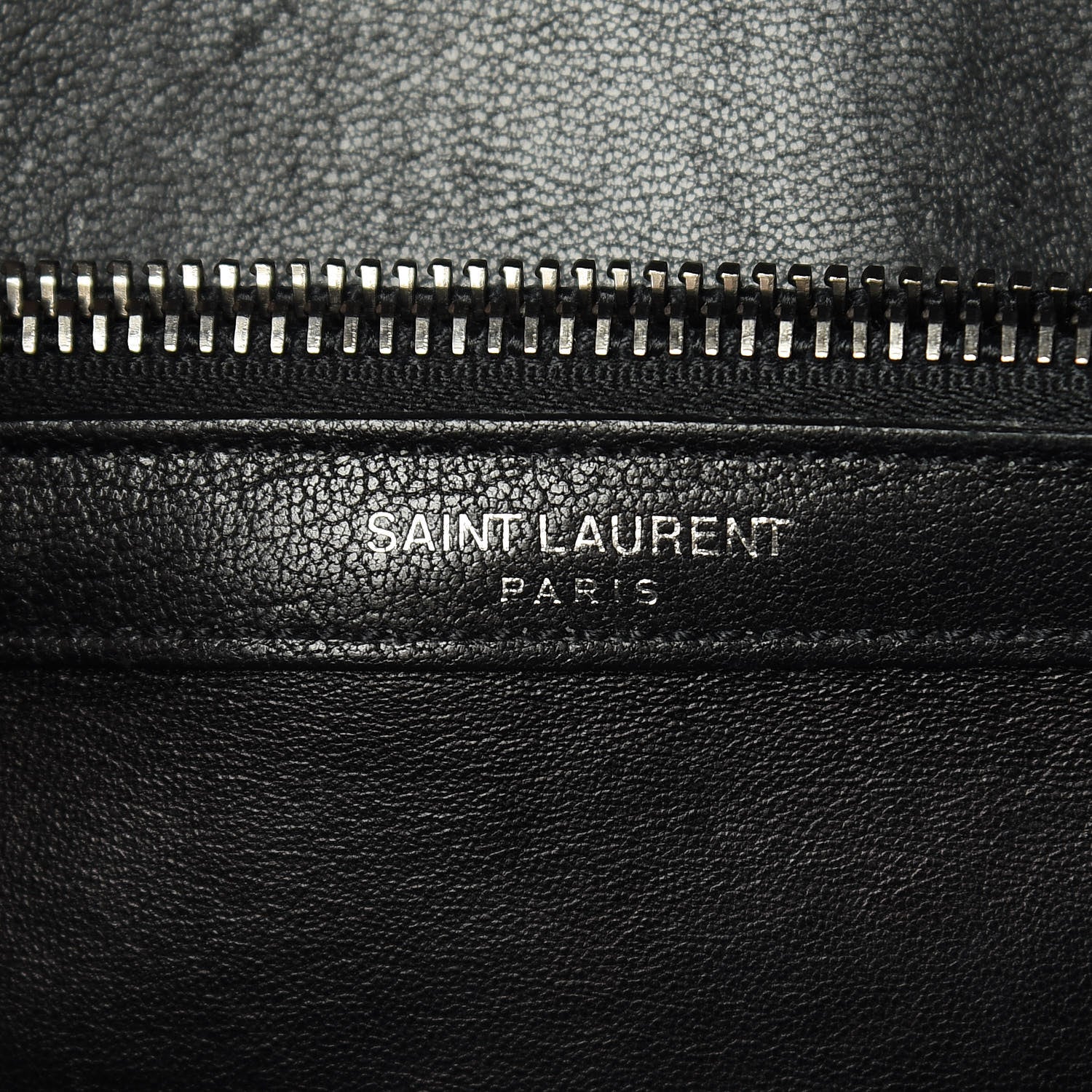 Saint Laurent Sheepskin Matelasse Chevron Monogram Medium College Bag Black 7 of 16