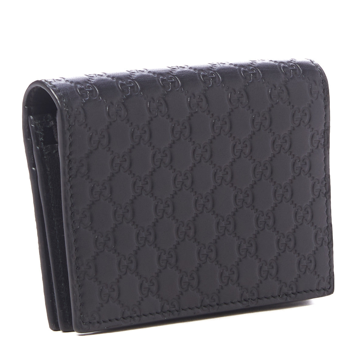 Gucci Microguccissima Card Case Wallet Black 2 of 8