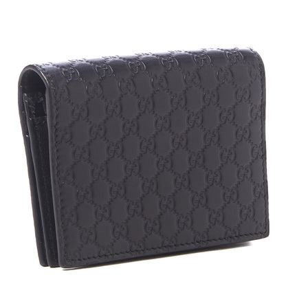 Gucci Microguccissima Card Case Wallet Black 2 of 8