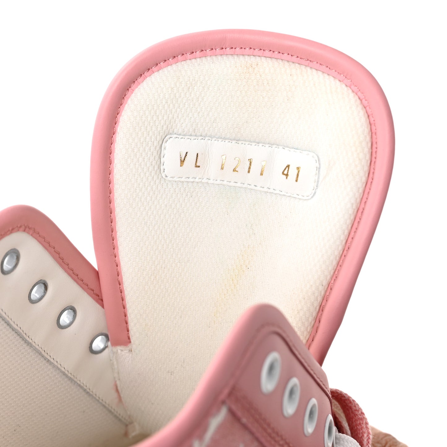 Denim Monogram Squad Sneakers 41 Pink