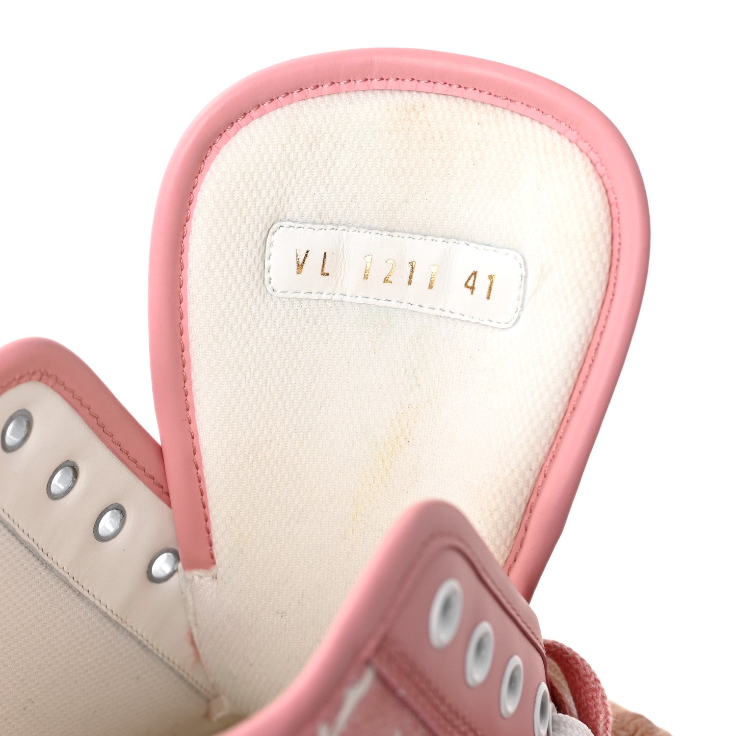 Louis Vuitton Denim Monogram Squad Sneakers 41 Pink 8 of 8