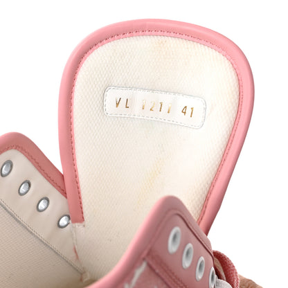 Louis Vuitton Denim Monogram Squad Sneakers 41 Pink 8 of 8