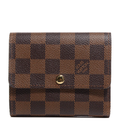 Louis Vuitton Damier Ebene Elise Wallet 1 of 8
