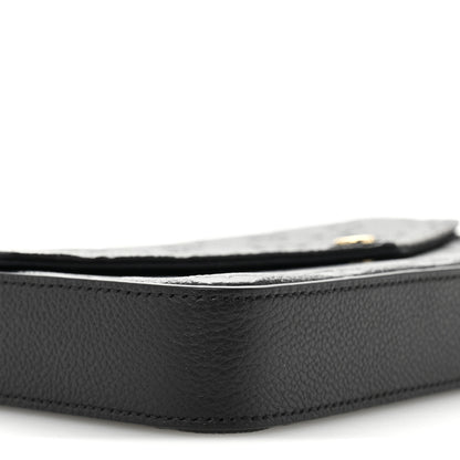 Louis Vuitton Empreinte Pochette Felicie Chain Wallet Black 10 of 12