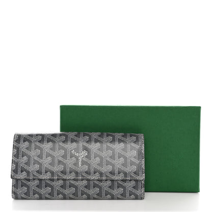 Goyard Goyardine Varenne Long Wallet Grey 11 of 11