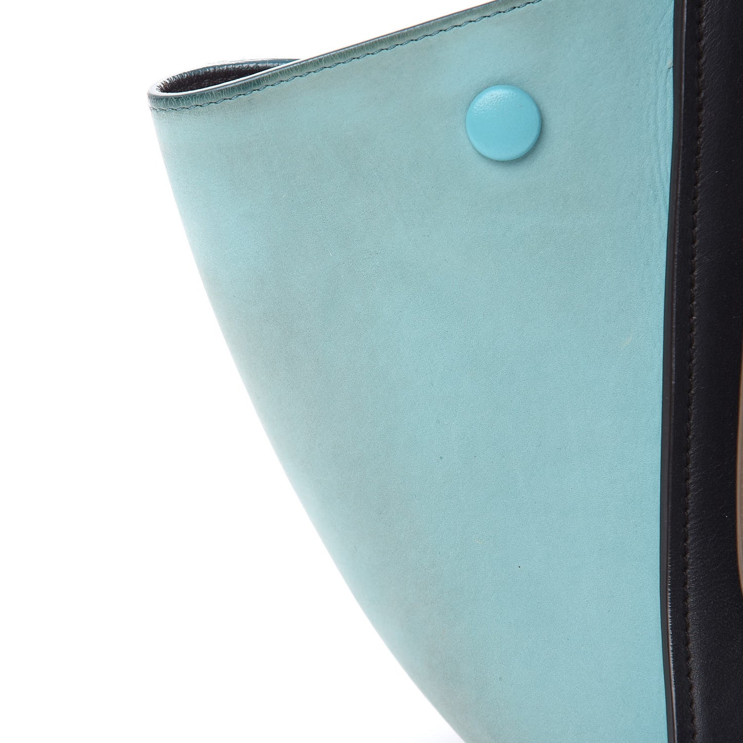 Smooth Calfskin Nubuck Small Tri-Color Trapeze Taupe