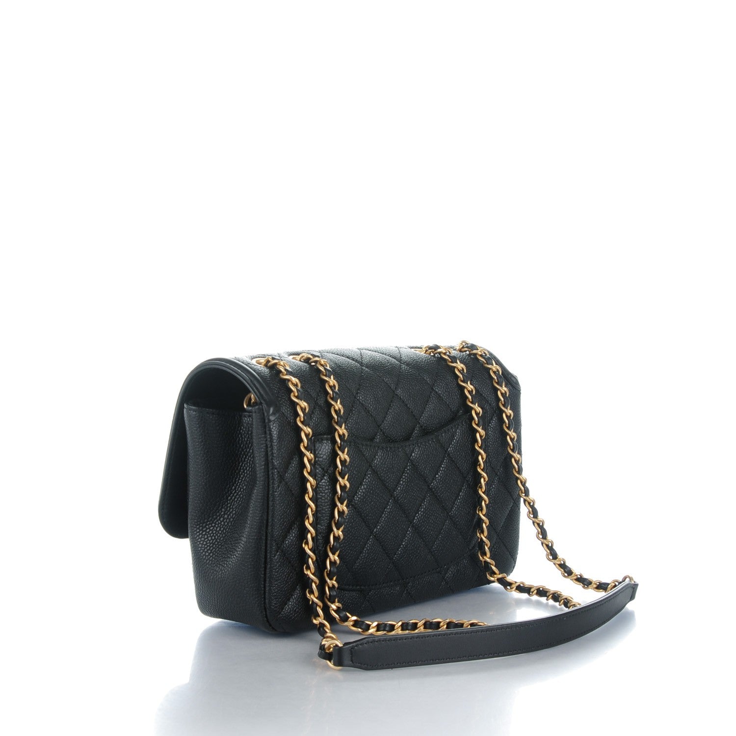 Chanel Caviar Quilted Small CC Filigree Flap Black 3 of 7