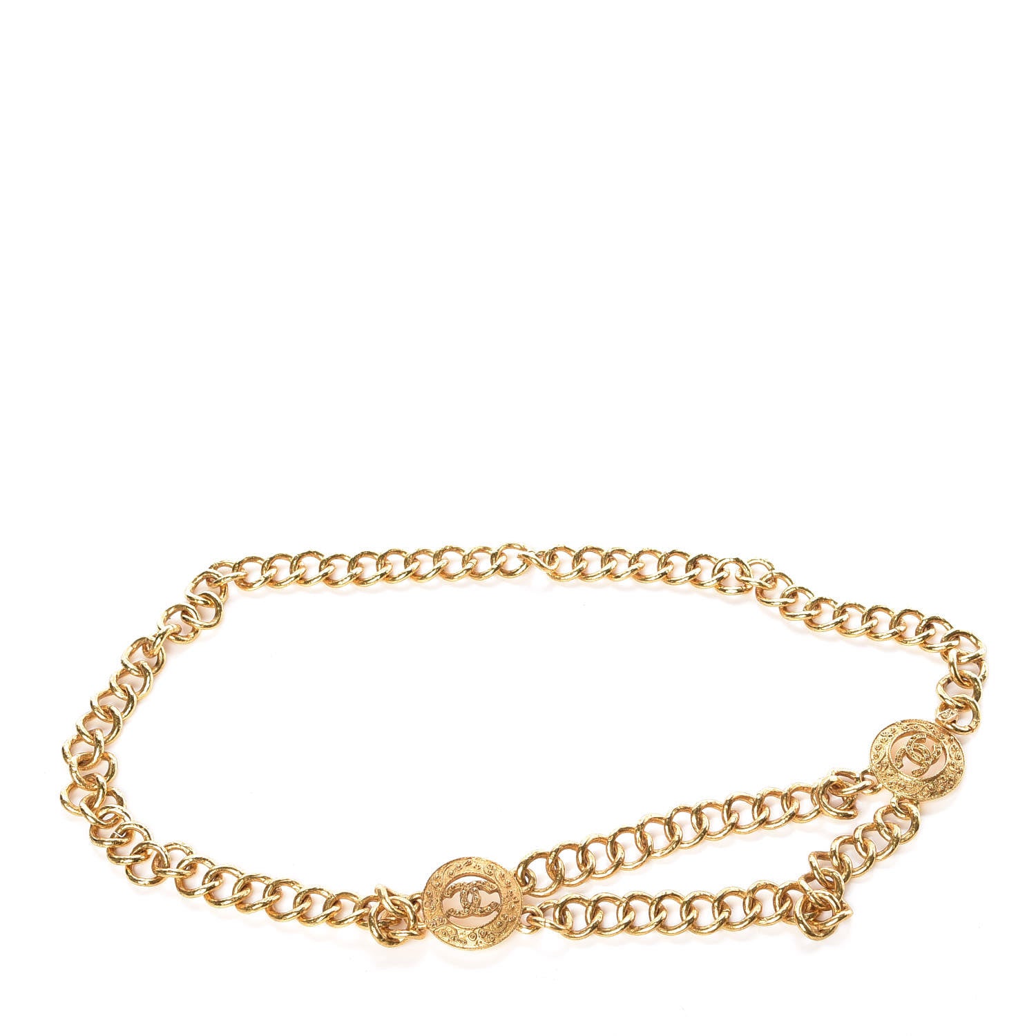 Chanel Chain Medallion Belt Gold 1 of 5