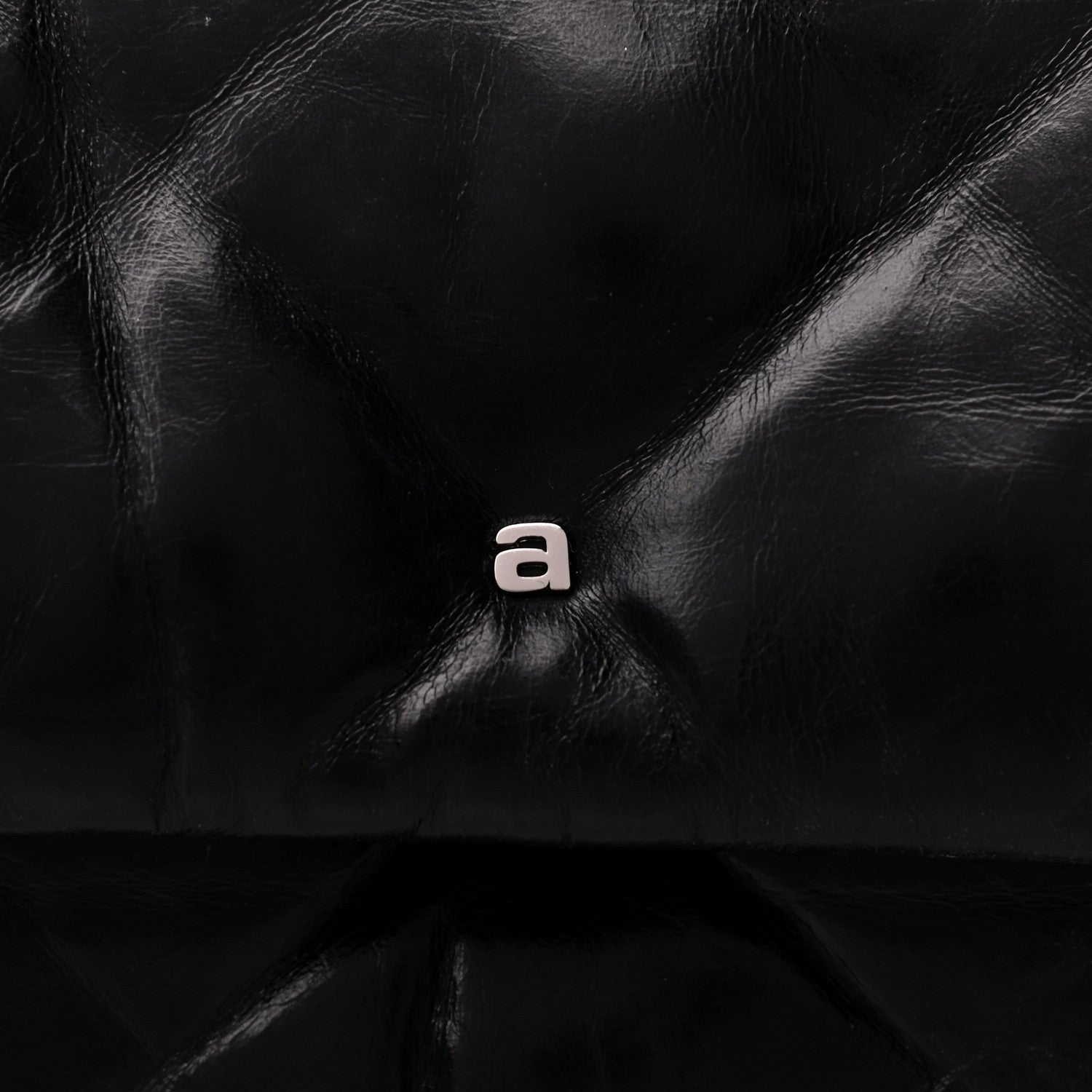 Alexander Wang Calfskin Quilted Halo Crossbody Bag Black 7 of 13